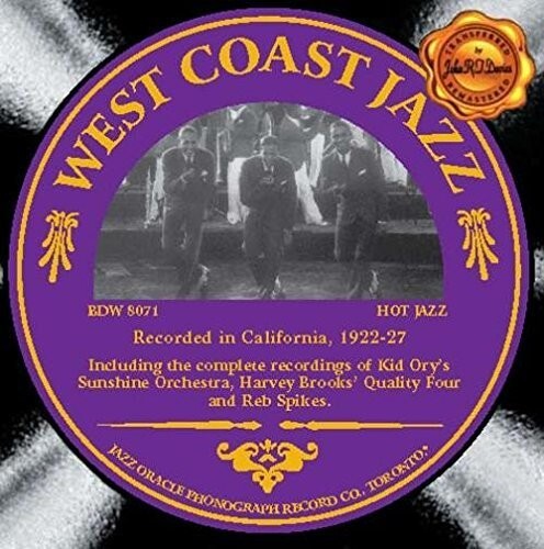 CD диск West Coast Jazz 1922-27 / Various Artists /: West Coast Jazz 1922-27
CD диск West Coast Jazz 1922-27 / Various Artists /: West Coast Jazz 1922-27