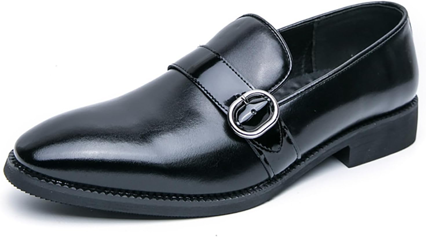 Мужские лоферы SIYAKE из лакированной кожи с низким массивным каблуком, регулируемой пряжкой, модные туфли на молнии с зауженным носком для деловых встреч, вечеринок, свиданий и выпускных, черный
Мужские лоферы SIYAKE из лакированной кожи с низким массивным каблуком, регулируемой пряжкой, модные туфли на молнии с зауженным носком для деловых встреч, вечеринок, свиданий и выпускных, черный