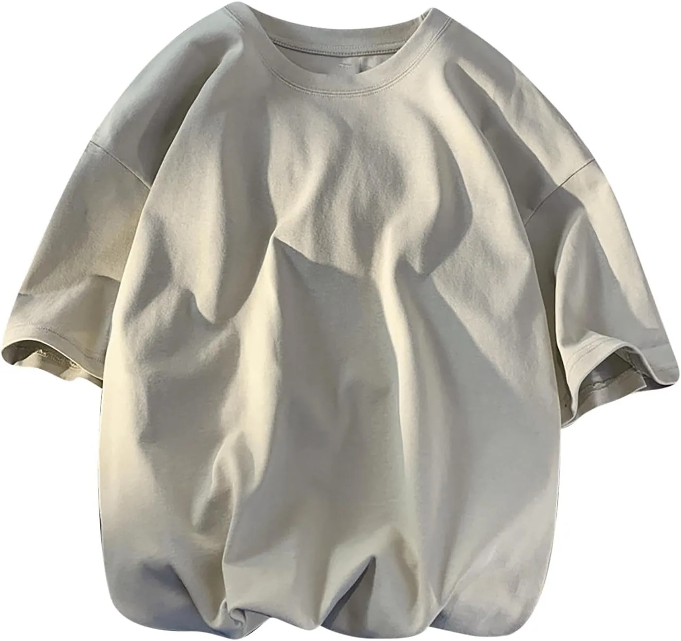 Мужская футболка с дроп-плечом оверсайз QUNPIU
Мужская футболка с дроп-плечом оверсайз QUNPIU