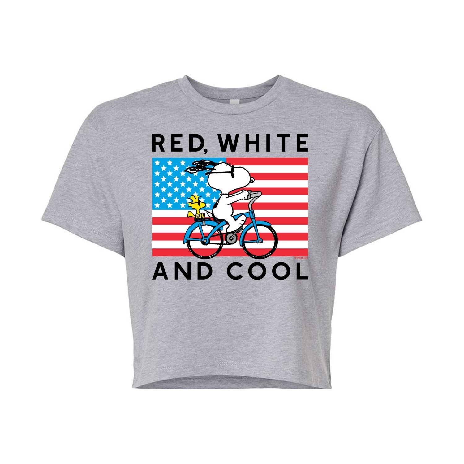 Укороченная футболка Peanuts Bike Riding Snoopy для юниоров "Red, White & Cool" Licensed Character, серый
Укороченная футболка Peanuts Bike Riding Snoopy для юниоров "Red, White & Cool" Licensed Character, серый
