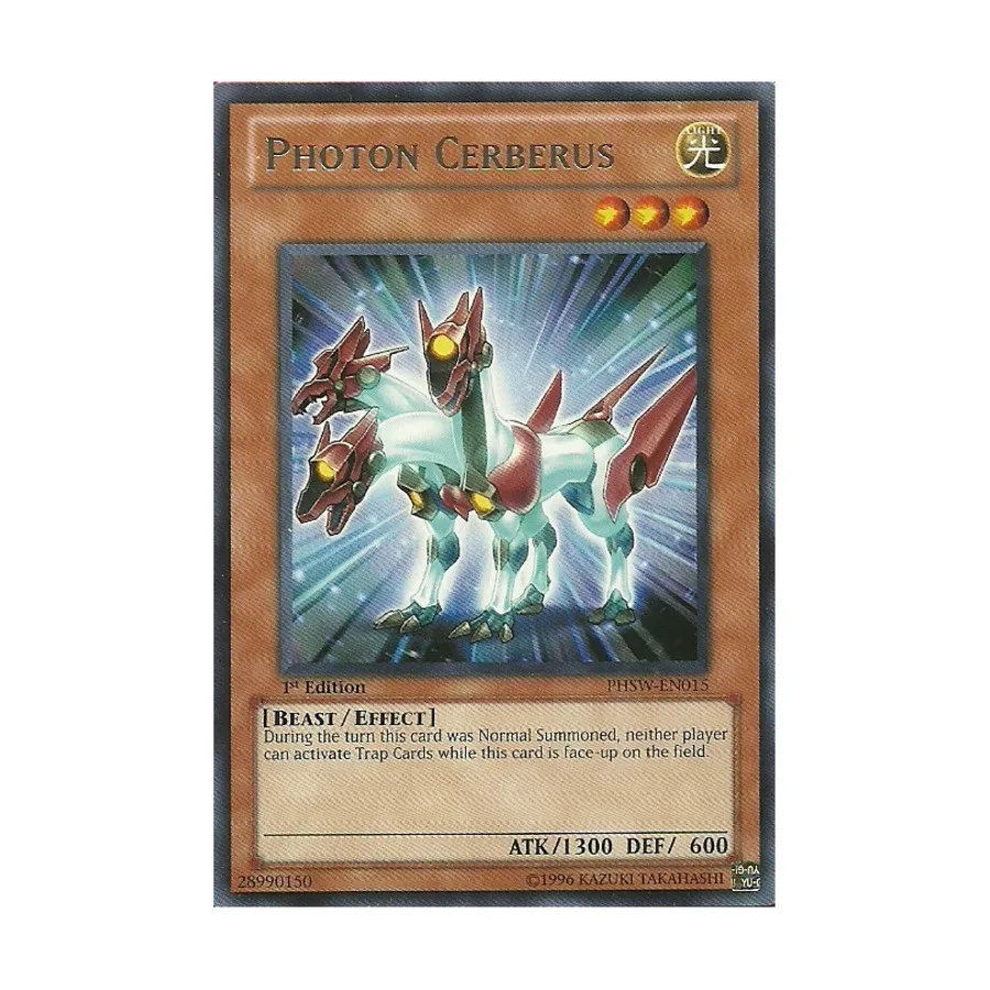 CCG Фотон Цербер (Редкий), Yu-Gi-Oh - Photon Shockwave - Singles
CCG Фотон Цербер (Редкий), Yu-Gi-Oh - Photon Shockwave - Singles