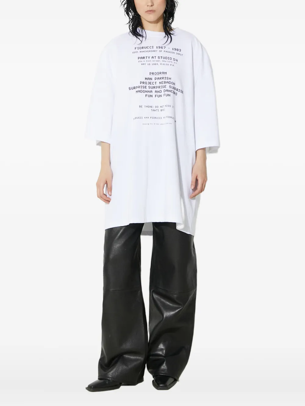 Футболка с текстовым принтом Fiorucci, белый
Футболка с текстовым принтом Fiorucci, белый