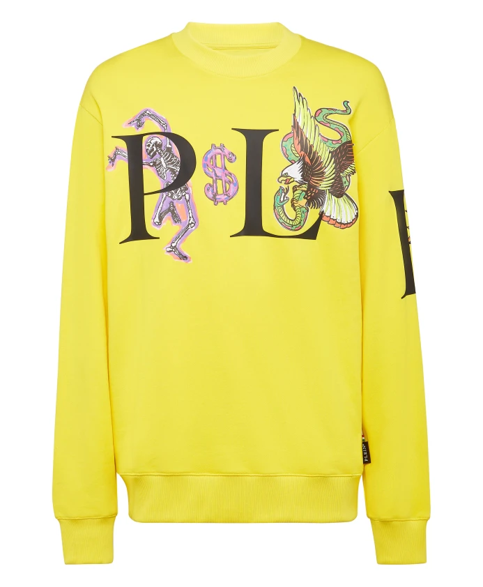 Толстовка с татуировкой Philipp Plein, желтый
Толстовка с татуировкой Philipp Plein, желтый