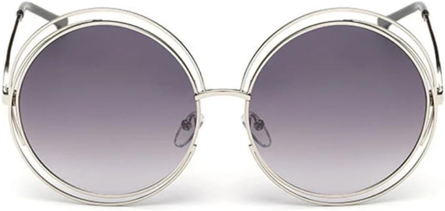 Винтажные женские круглые солнцезащитные очки, модные женские солнцезащитные очки в металлической оправе с большими линзами, женские защитные очки VRTRFFTR, Silver-grey
Винтажные женские круглые солнцезащитные очки, модные женские солнцезащитные очки в металлической оправе с большими линзами, женские защитные очки VRTRFFTR, Silver-grey