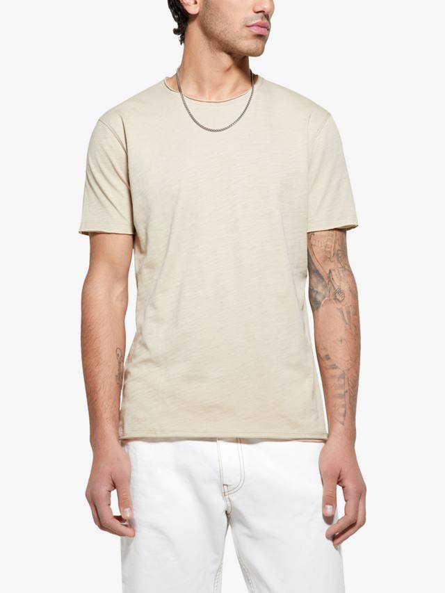 Хлопчатобумажная футболка обычного кроя необработанного кроя SISLEY, бежевый
Хлопчатобумажная футболка обычного кроя необработанного кроя SISLEY, бежевый