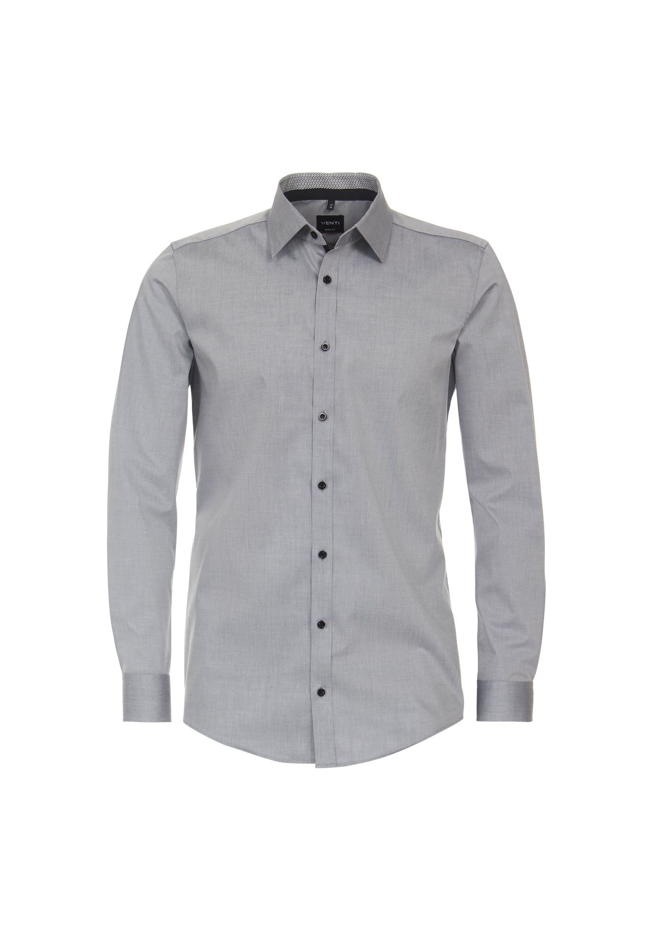 Мужская деловая рубашка с удлиненными рукавами, 72 см, однотонная, облегающая по фигуре Venti, серый
Мужская деловая рубашка с удлиненными рукавами, 72 см, однотонная, облегающая по фигуре Venti, серый