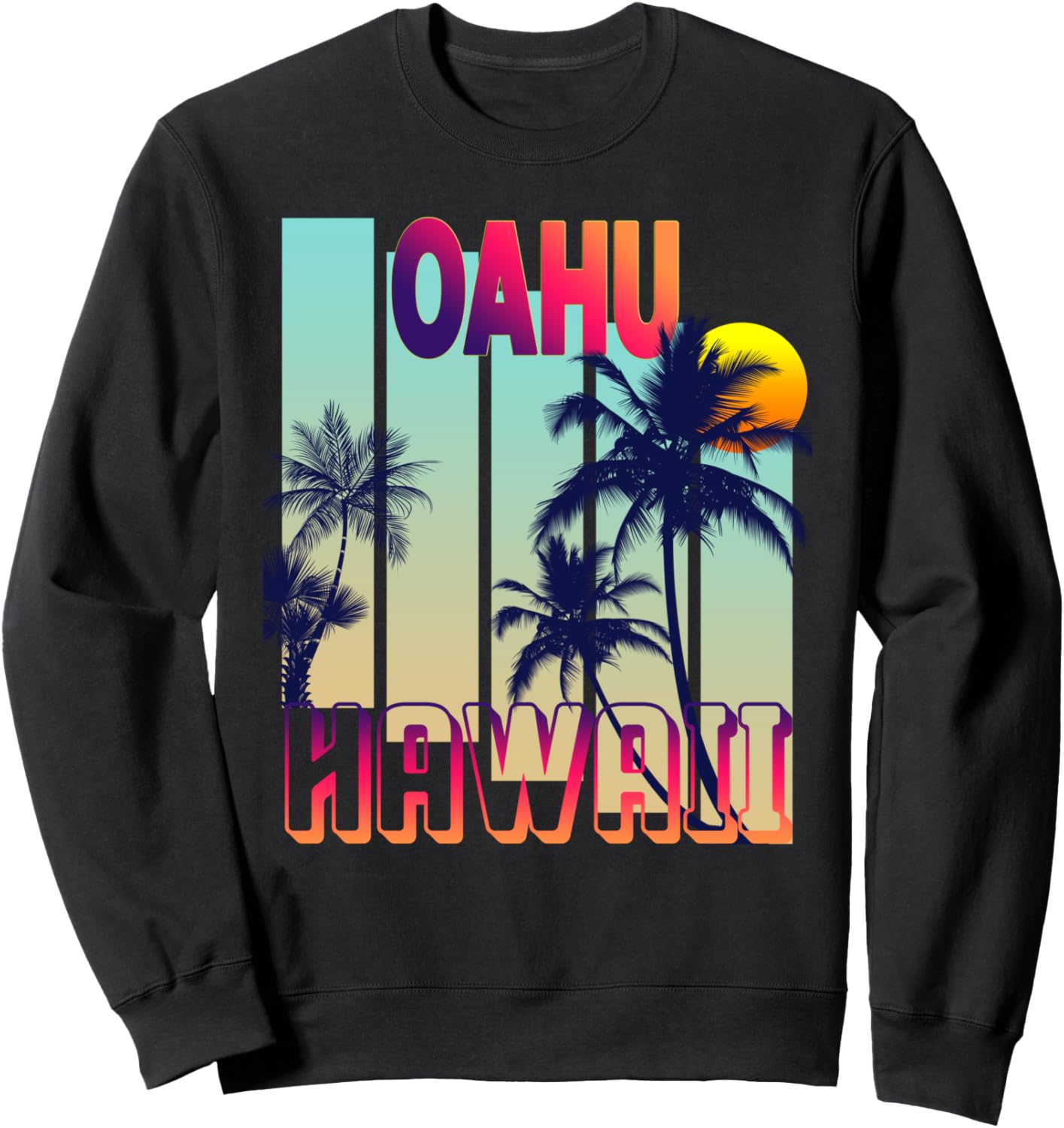 Толстовка в стиле ретро-винтаж с изображением пальм на острове Оаху Oahu Retro Vintage Themed Designs, черный
Толстовка в стиле ретро-винтаж с изображением пальм на острове Оаху Oahu Retro Vintage Themed Designs, черный