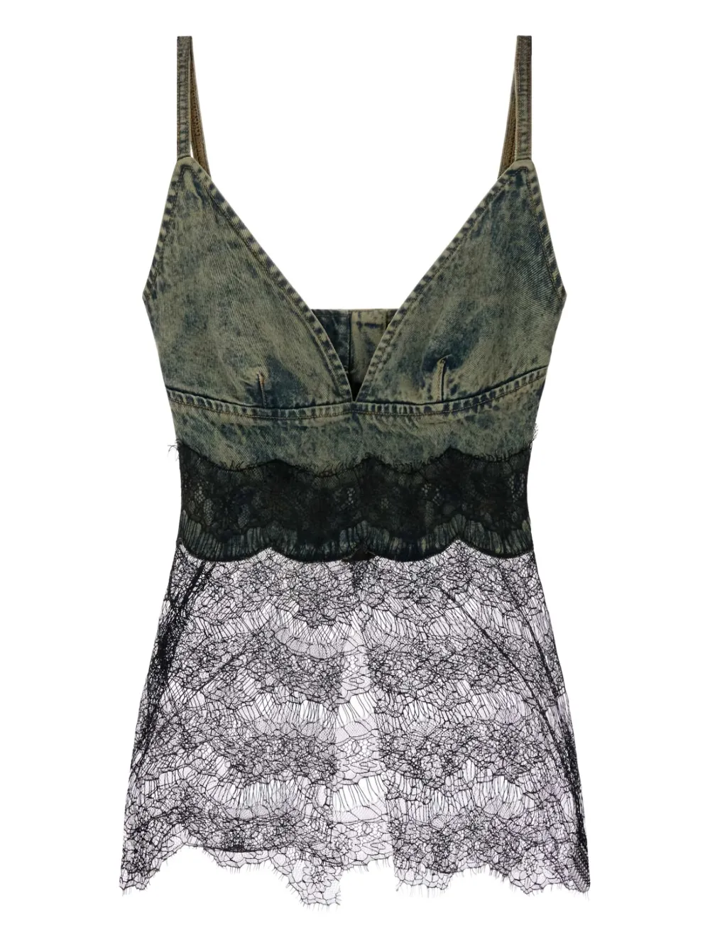 Джинсовый топ с кружевом Giuseppe Di Morabito, синий
Джинсовый топ с кружевом Giuseppe Di Morabito, синий