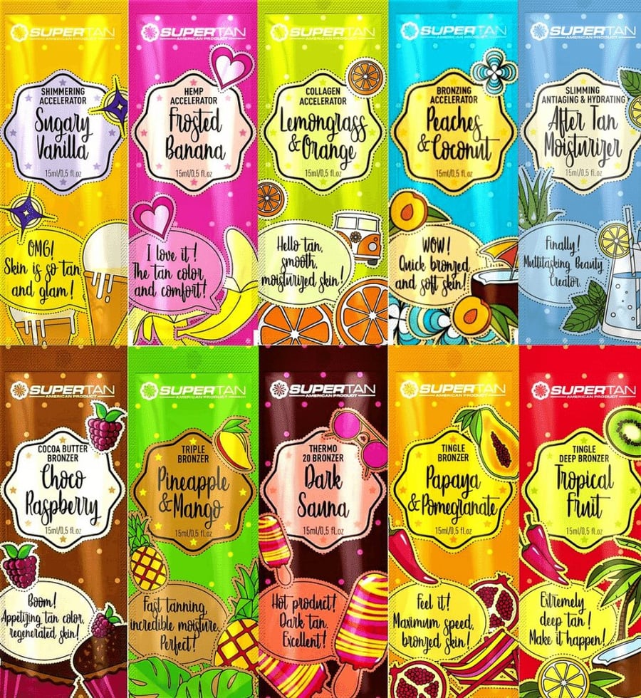 Набор саше для загара Supertan x50 шт.
Набор саше для загара Supertan x50 шт.