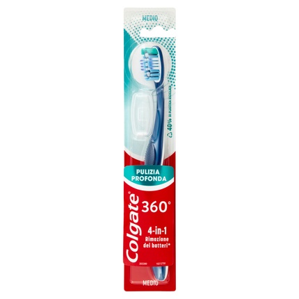 Зубная щетка 360 Deep Clean средней жесткости Colgate
Зубная щетка 360 Deep Clean средней жесткости Colgate