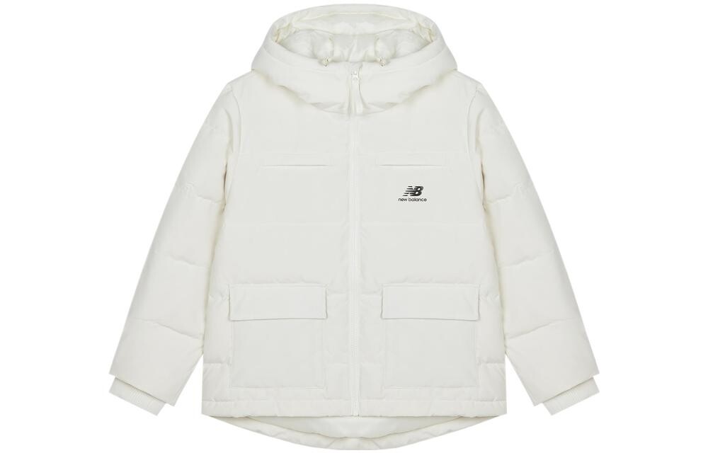 Пуховик женский белый New Balance 
Пуховик женский белый New Balance