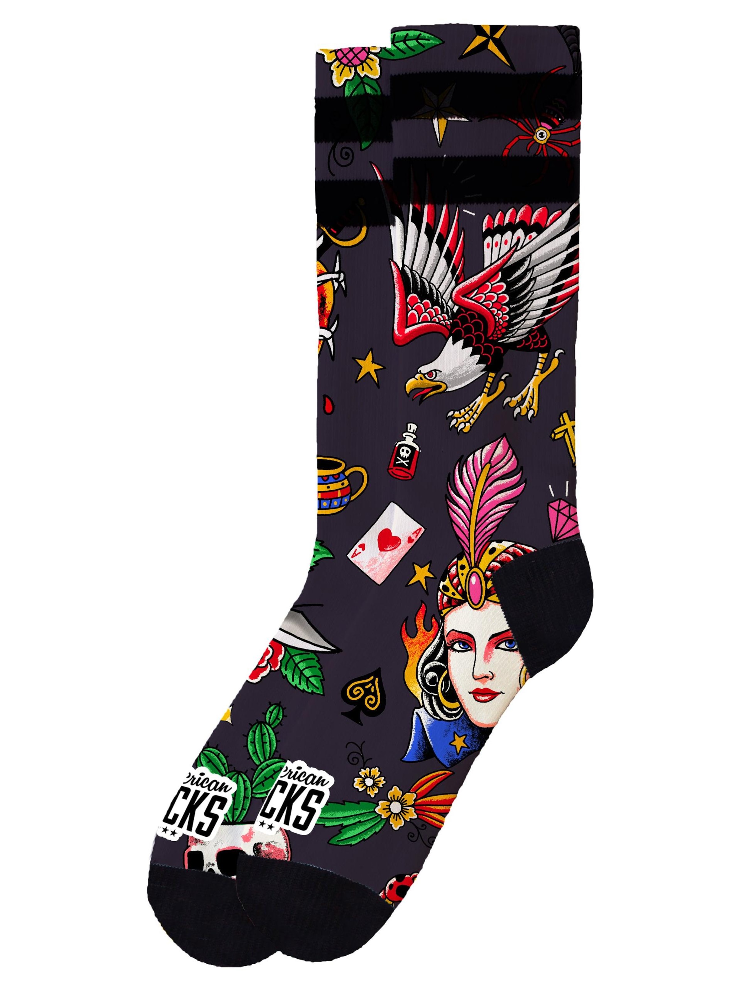 American Socks Носки 'Sorcerer' в черном цвете
American Socks Носки 'Sorcerer' в черном цвете