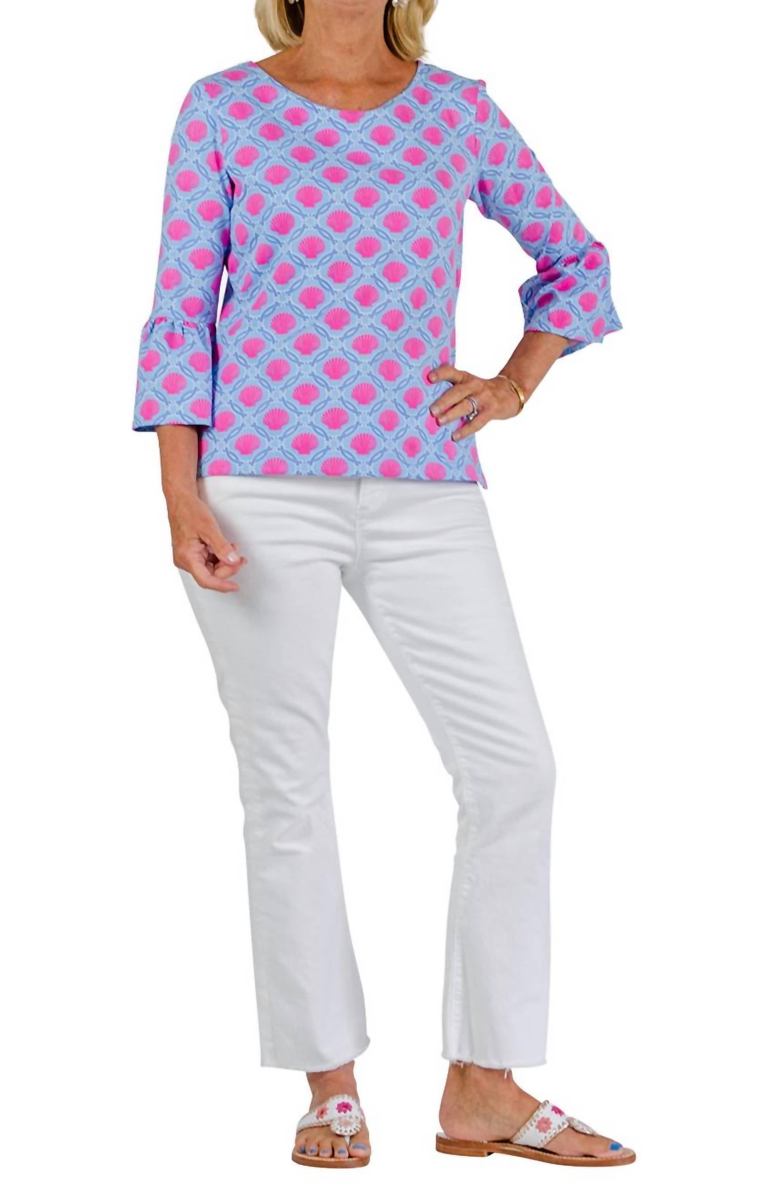 Топ Haley с принтом «Бамбуковые круги» в виде ракушек, синий Sailor - Sailor, синий
Топ Haley с принтом «Бамбуковые круги» в виде ракушек, синий Sailor - Sailor, синий