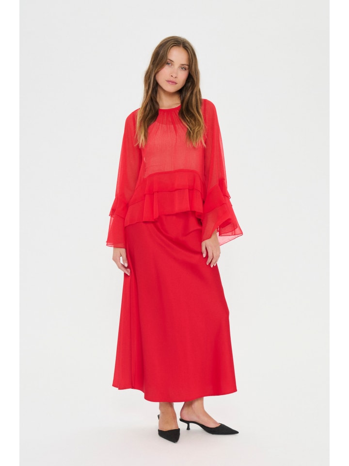 SAINT TROPEZ Блузка с длинными рукавами MazelleSZ, свободного кроя, цвет «Китайский красный»
SAINT TROPEZ Блузка с длинными рукавами MazelleSZ, свободного кроя, цвет «Китайский красный»