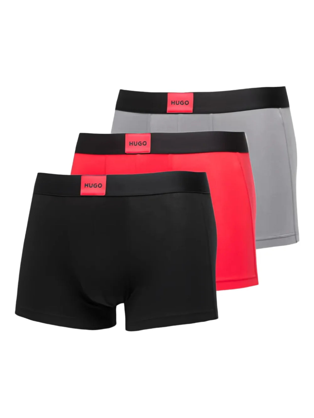 Боксеры с логотипом BOSS на поясе (упаковка из трех шт.), черный 
Боксеры с логотипом BOSS на поясе (упаковка из трех шт.), черный