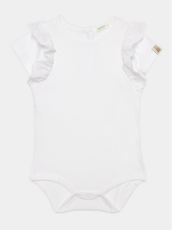 Детское боди стандартного кроя United Colors Of Benetton, белый
Детское боди стандартного кроя United Colors Of Benetton, белый