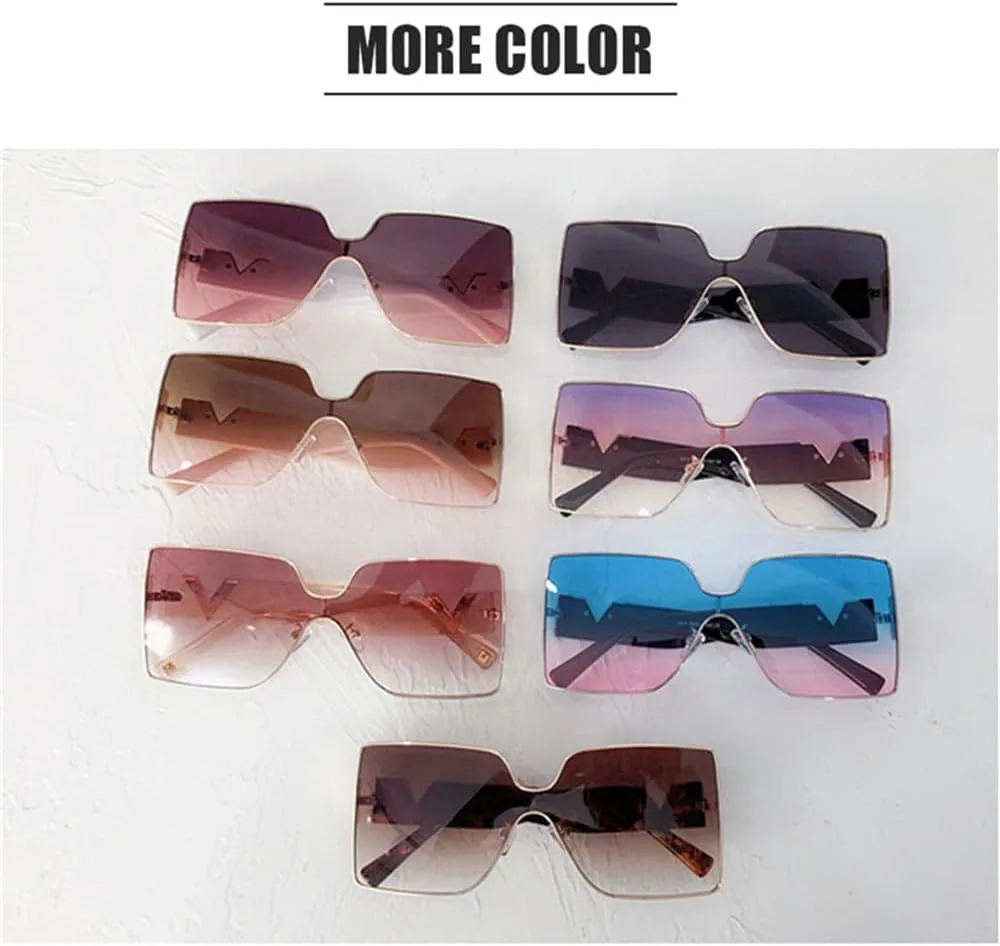 Винтажные большие женские солнцезащитные очки в металлической оправе с градиентным рассеиванием света и защитой от УФ-излучения UV400 HDUBFY, Purple Pink
Винтажные большие женские солнцезащитные очки в металлической оправе с градиентным рассеиванием света и защитой от УФ-излучения UV400 HDUBFY, Purple Pink