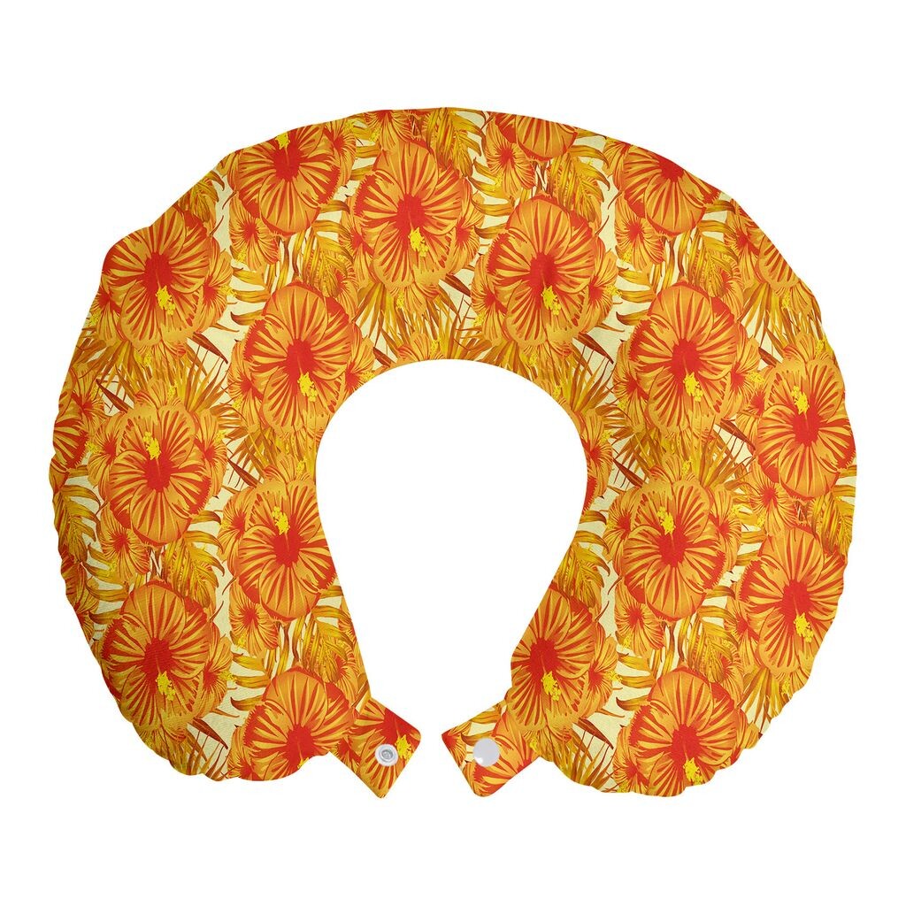 ABAKUHAUS Оранжевая дорожная подушка для шеи, Tropic Hibiscus and Monstera, пенопластовый дорожный предмет для самолета и автомобиля, 30x30 см, ярко-оранжевый
ABAKUHAUS Оранжевая дорожная подушка для шеи, Tropic Hibiscus and Monstera, пенопластовый дорожный предмет для самолета и автомобиля, 30x30 см, ярко-оранжевый