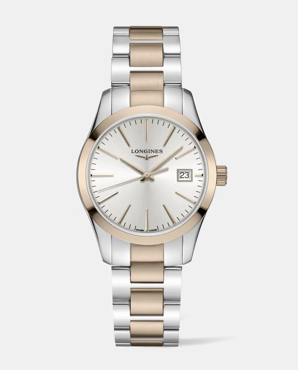 Двухцветные женские часы Conquest Classic L23863727 из стали Longines, мультиколор
Двухцветные женские часы Conquest Classic L23863727 из стали Longines, мультиколор