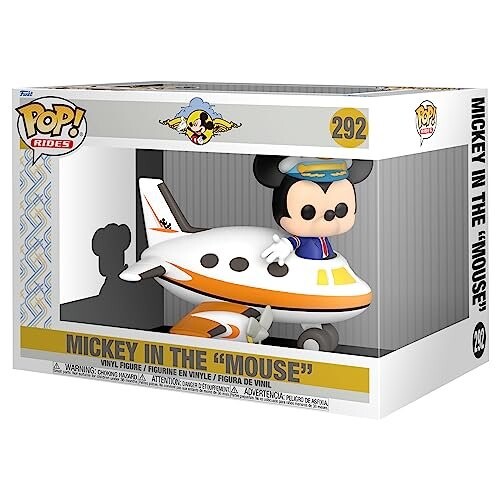 Funko POP! Аттракционы: Disney — Микки Маус и самолет — эксклюзивно для Amazon — коллекционная виниловая фигурка — идея для подарка
Funko POP! Аттракционы: Disney — Микки Маус и самолет — эксклюзивно для Amazon — коллекционная виниловая фигурка — идея для подарка