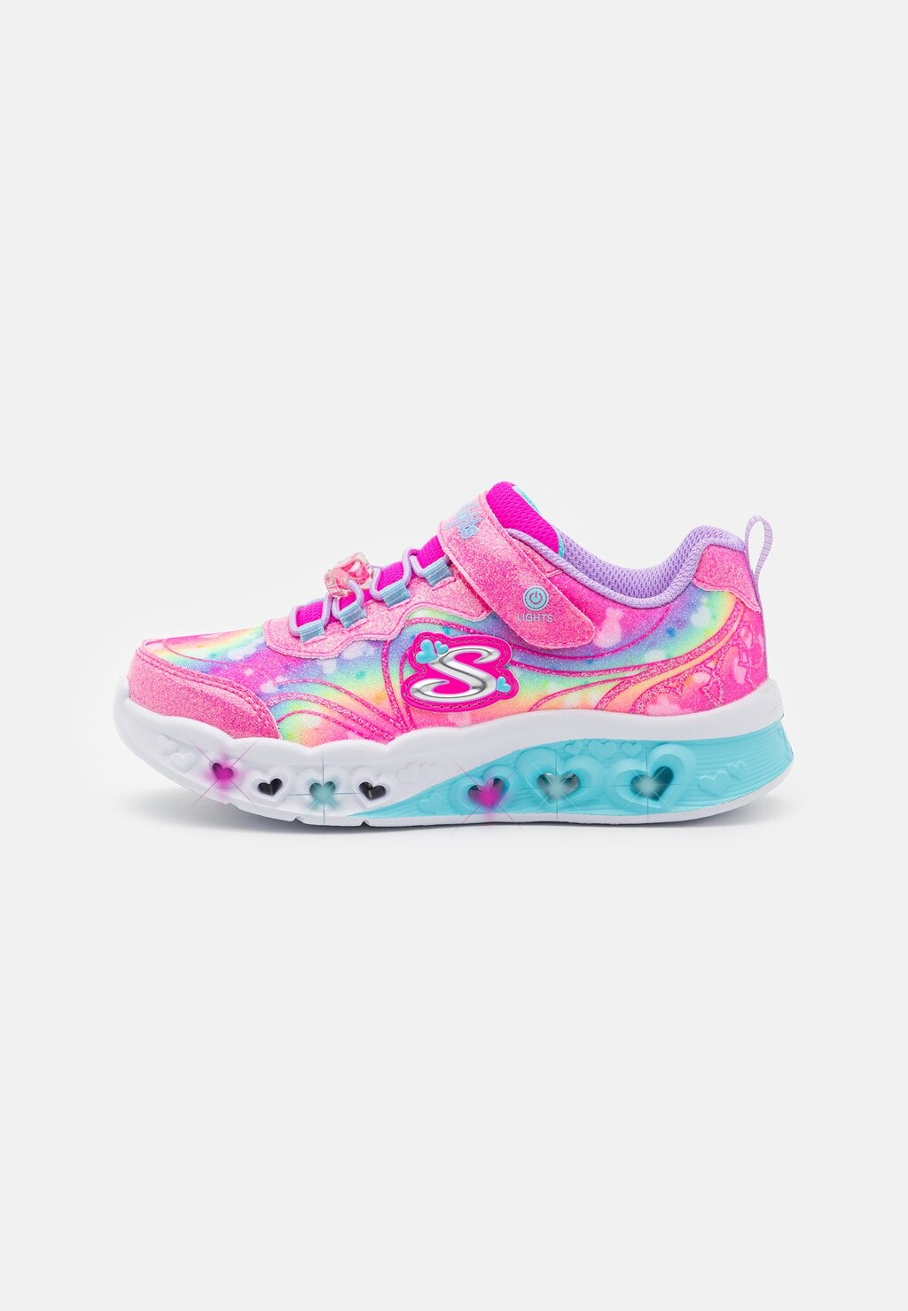 Низкие кроссовки Lighted Bungee Strap Glitter Skechers, цвет hot pink sparkle/lavender
Низкие кроссовки Lighted Bungee Strap Glitter Skechers, цвет hot pink sparkle/lavender