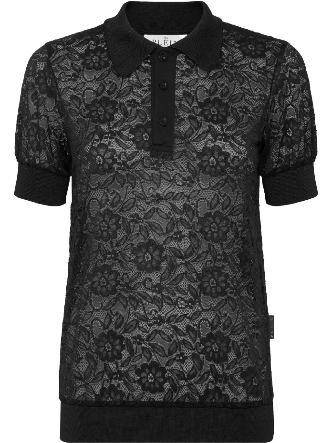 Кружевная рубашка поло Philipp Plein, черный
Кружевная рубашка поло Philipp Plein, черный