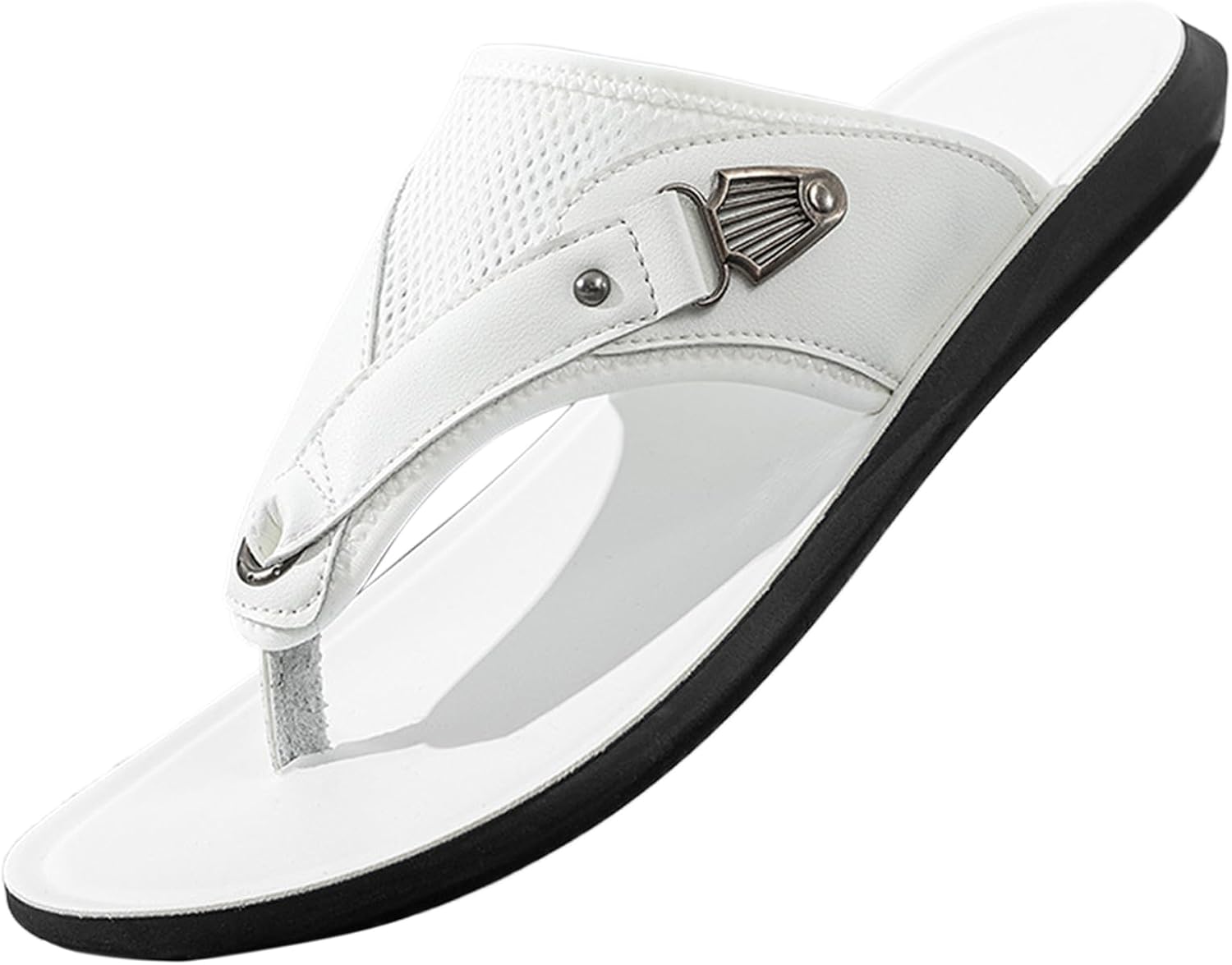 Мужские шлепанцы BANGTEUO с удобной посадкой, для пляжа, с круглым носком, открытые сандалии на каждый день, классические летние отпускные сандалии, белый
Мужские шлепанцы BANGTEUO с удобной посадкой, для пляжа, с круглым носком, открытые сандалии на каждый день, классические летние отпускные сандалии, белый