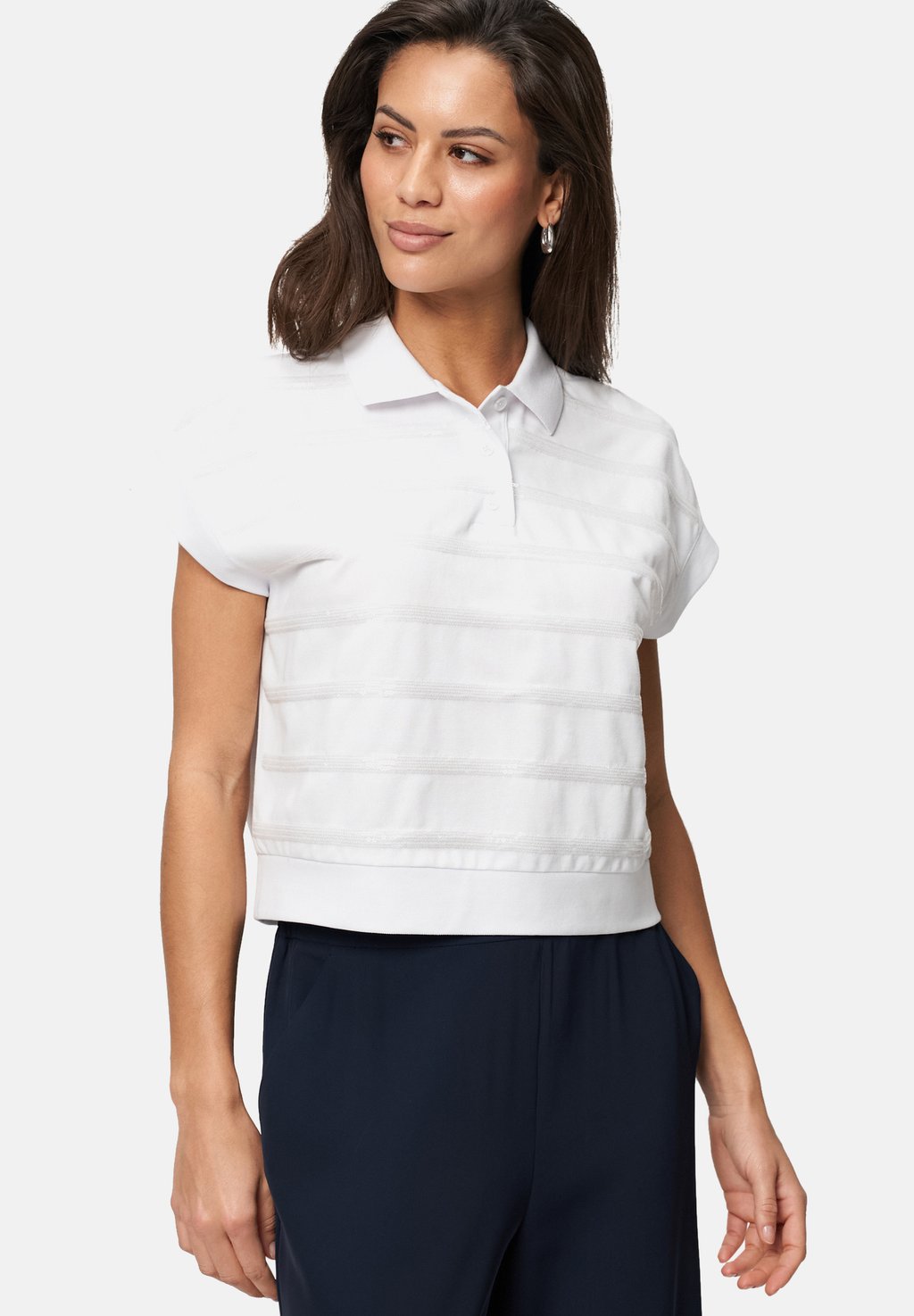 Рубашка поло MIT PAILLETTEN zero, белый
Рубашка поло MIT PAILLETTEN zero, белый