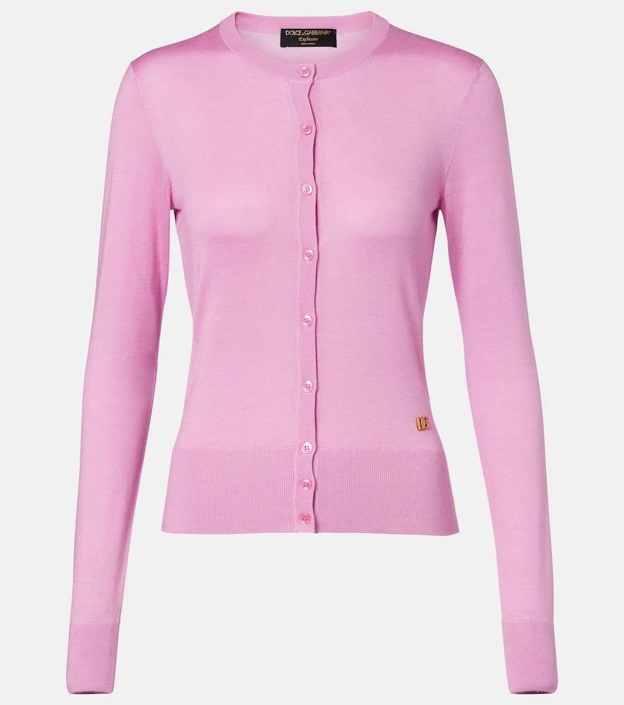 Кашемировый кардиган с шелком Dolce&Gabbana, Pill Rose
Кашемировый кардиган с шелком Dolce&Gabbana, Pill Rose