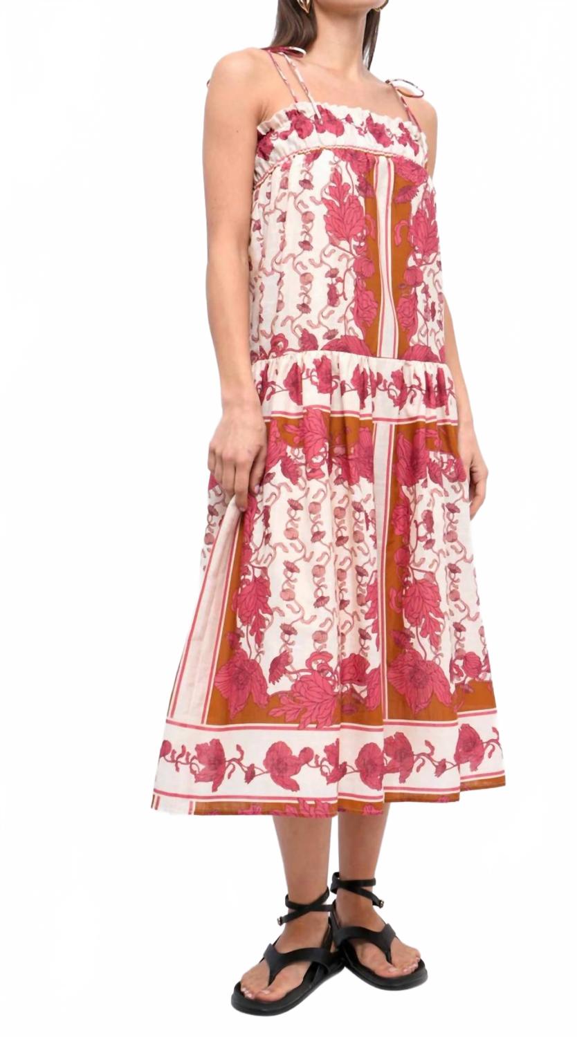 Алиша Трапеция Миди-платье на бретелях в цвете экрю/коралловый GREYLIN
Алиша Трапеция Миди-платье на бретелях в цвете экрю/коралловый GREYLIN