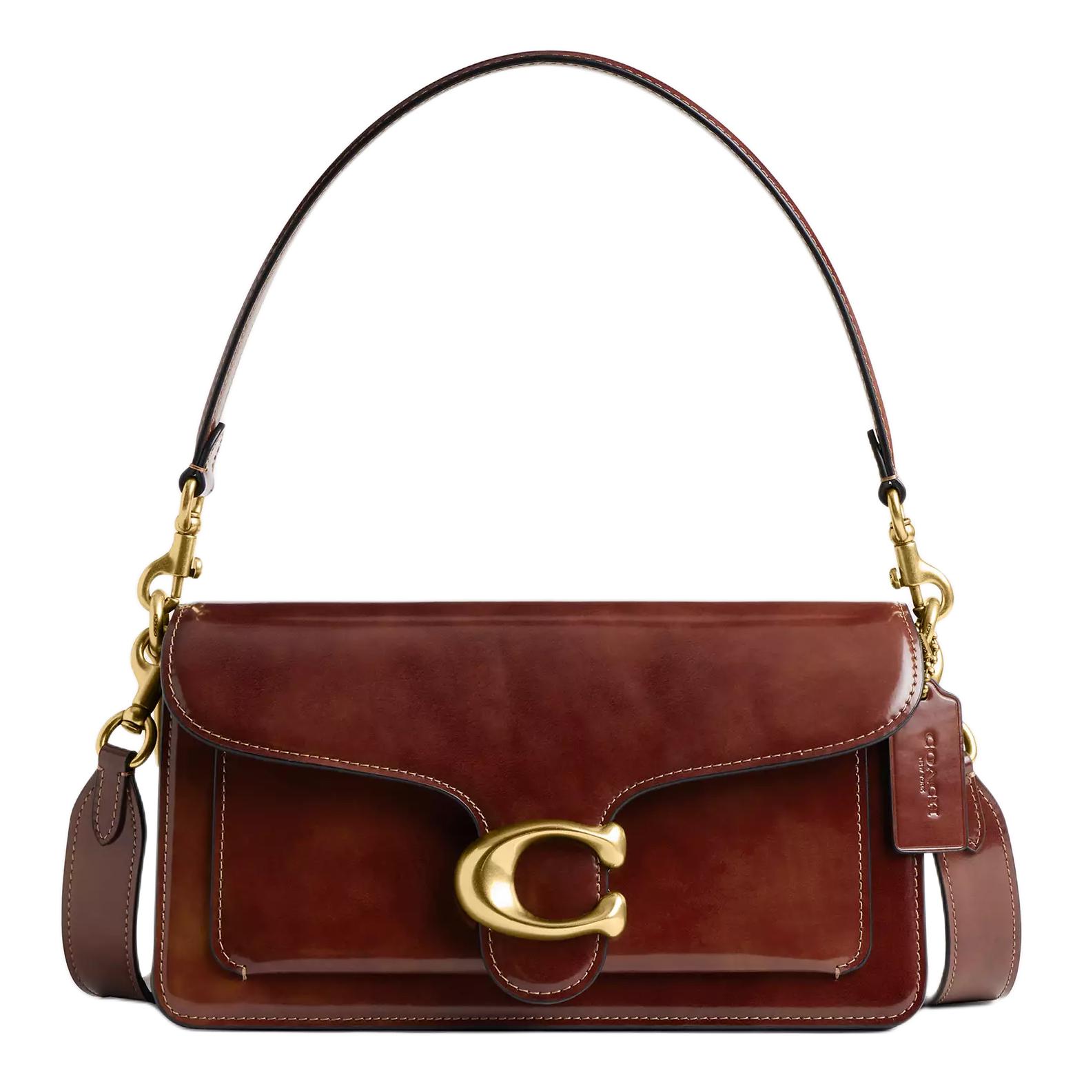 COACH Табби гладкая кожаная портативная сумка через плечо женская сумка темно-коричневая
COACH Табби гладкая кожаная портативная сумка через плечо женская сумка темно-коричневая