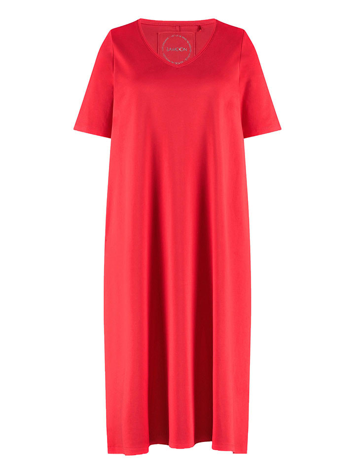 Платье до колена SAMOON, красный 
Платье до колена SAMOON, красный