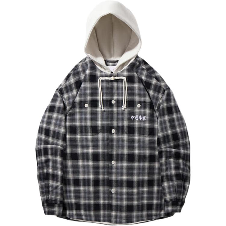 Пуховики мужские черный клетка LiNing, серый
Пуховики мужские черный клетка LiNing, серый