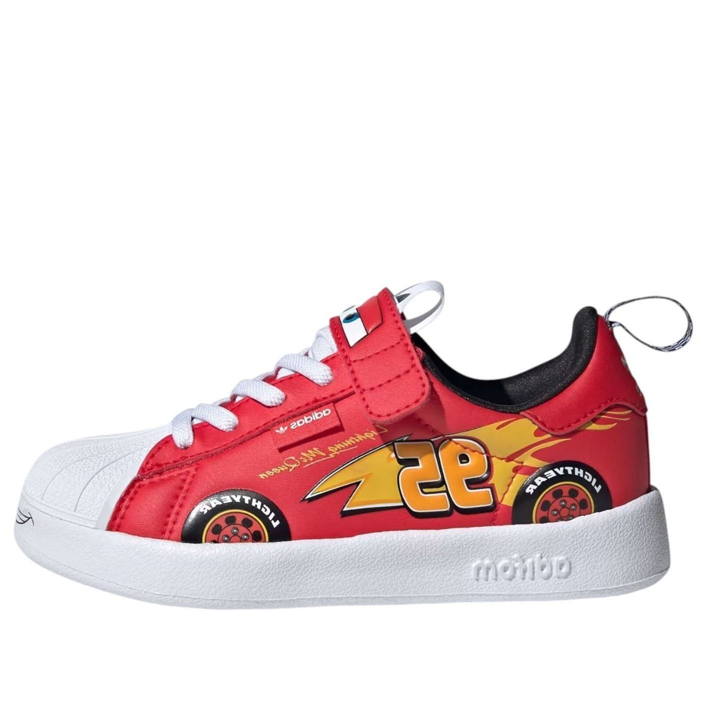 Кроссовки (PS) adidas x Pixar Cars Adifom Superstar 360 'Pure Ruby Cloud White'
Кроссовки (PS) adidas x Pixar Cars Adifom Superstar 360 'Pure Ruby Cloud White'