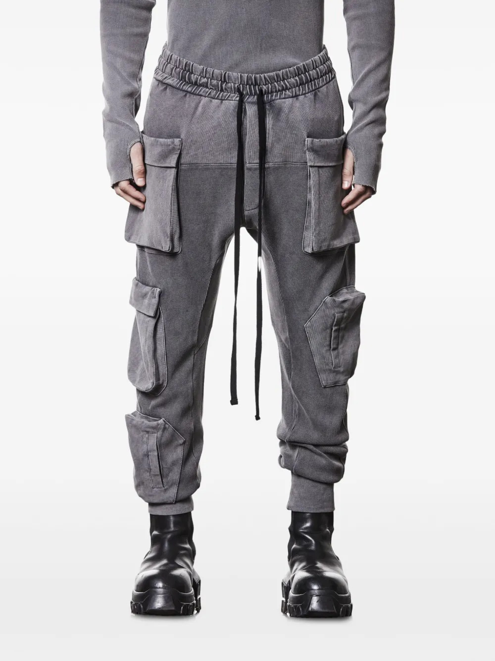 Рифленые брюки карго Thom Krom, серый
Рифленые брюки карго Thom Krom, серый