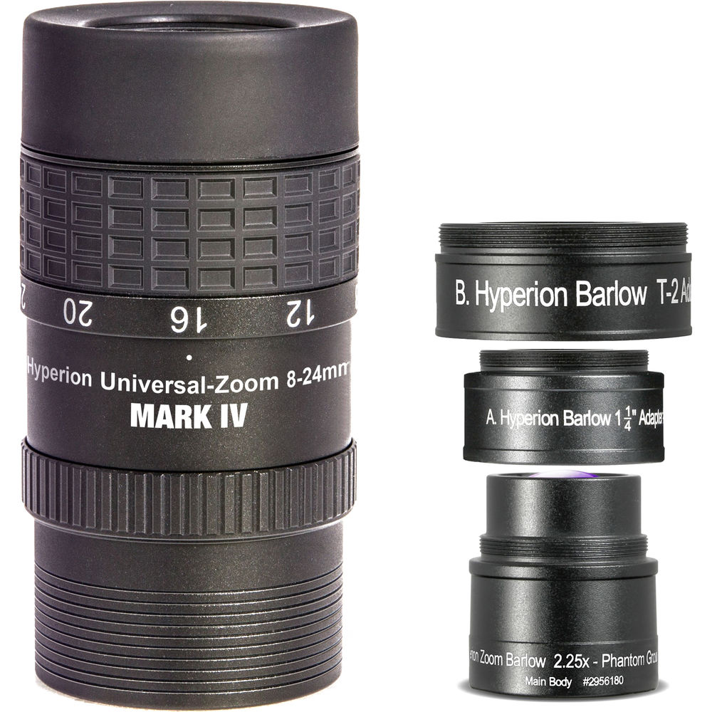 Окуляр Alpine Astronomical Baader Hyperion 8-24mm Mark IV Zoom
Окуляр Alpine Astronomical Baader Hyperion 8-24mm Mark IV Zoom