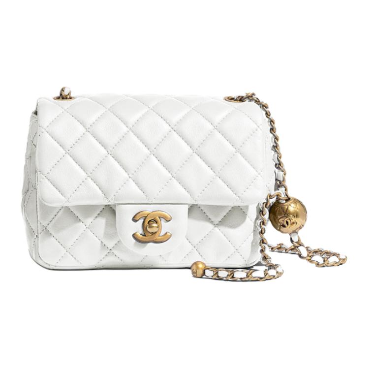 Сумка на цепочке из овчины, миниатюрная белая кроссбод сумка через плечо CHANEL
Сумка на цепочке из овчины, миниатюрная белая кроссбод сумка через плечо CHANEL
