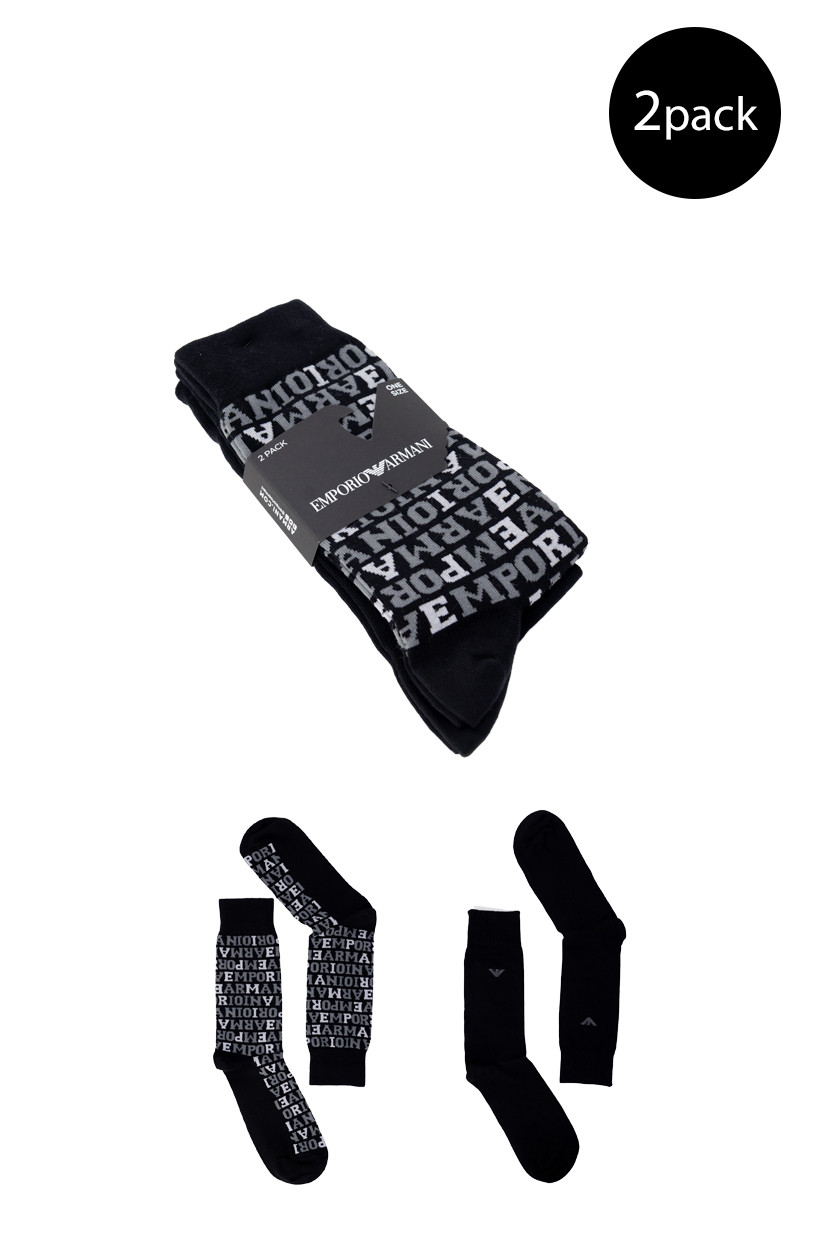 Носки мужские Emporio armani underwear высокие 2 пары, черный
Носки мужские Emporio armani underwear высокие 2 пары, черный