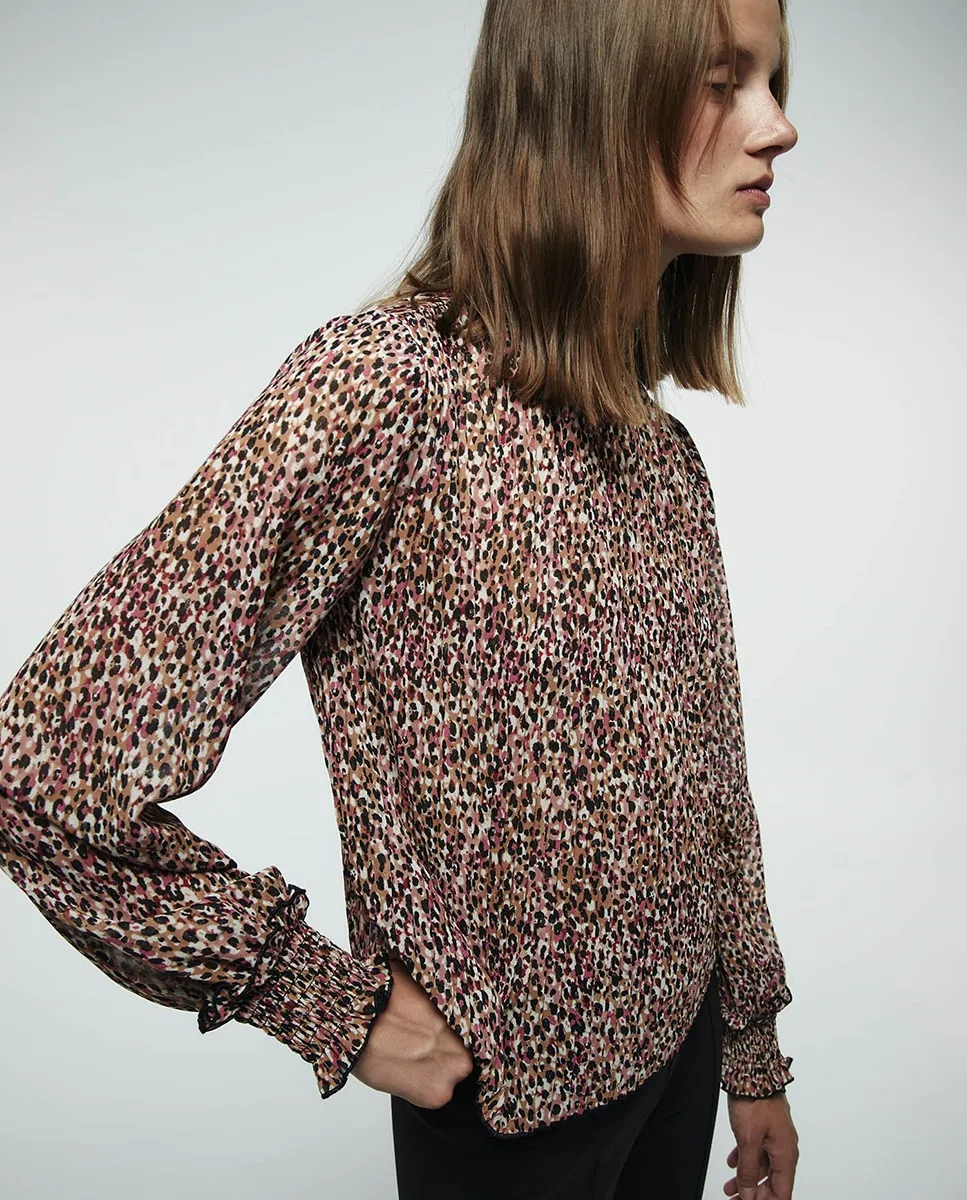 Плиссированная блузка Sfera, розовый
Плиссированная блузка Sfera, розовый