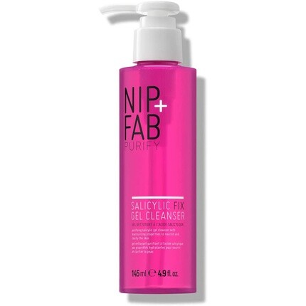 Nip + Fab Салициловый фиксирующий гель для очищения лица с ниацинамидом и увлажняющим кремом Bha 145 мл, Nip+Fab
Nip + Fab Салициловый фиксирующий гель для очищения лица с ниацинамидом и увлажняющим кремом Bha 145 мл, Nip+Fab