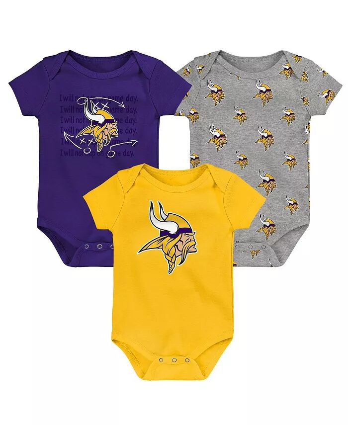 Комплект из 3 боди для мальчиков и девочек команды Minnesota Vikings Starter Outerstuff
Комплект из 3 боди для мальчиков и девочек команды Minnesota Vikings Starter Outerstuff