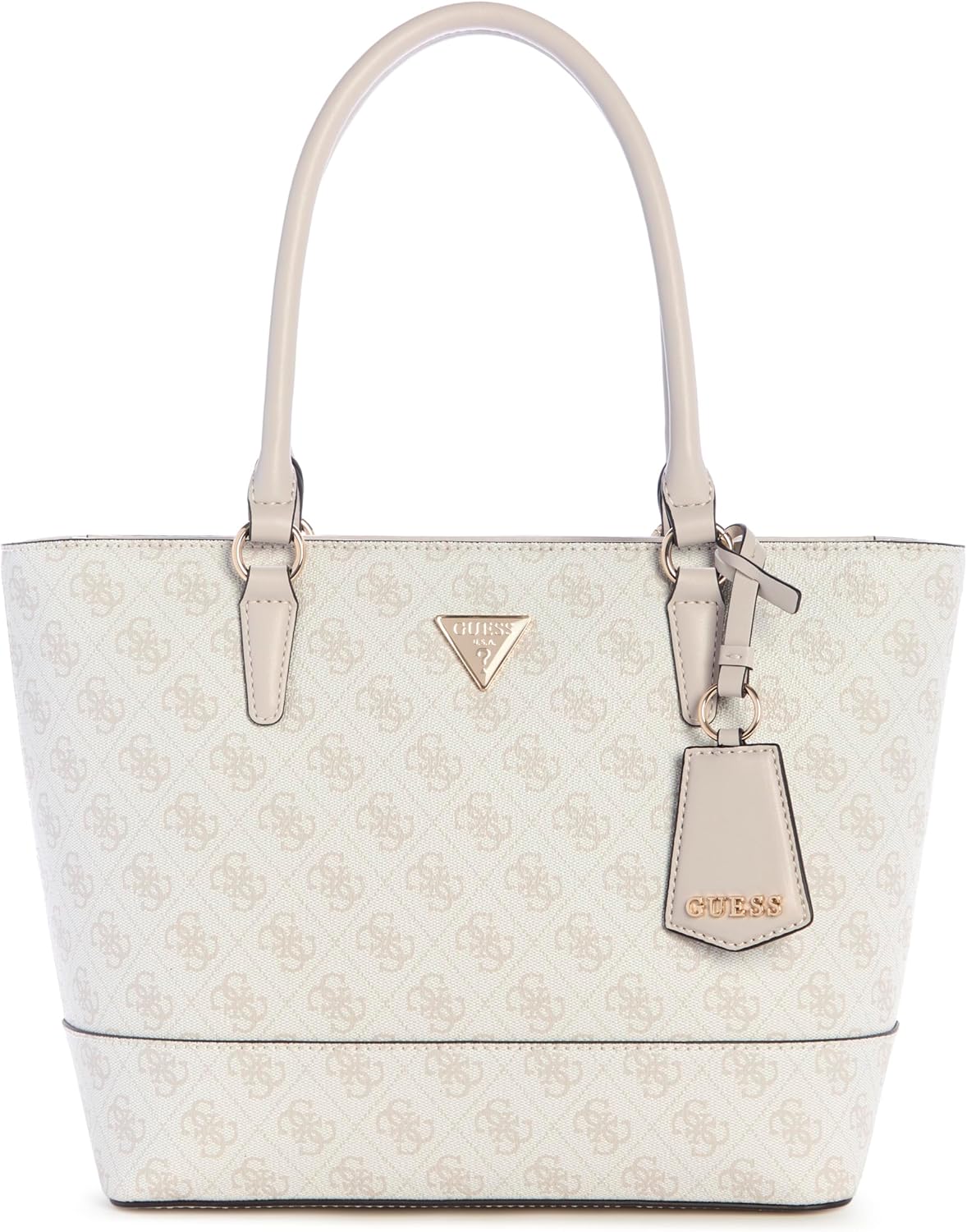 Сумка-тоут GUESS Sarai с логотипом и застежкой-молнией, Bone Logo
Сумка-тоут GUESS Sarai с логотипом и застежкой-молнией, Bone Logo