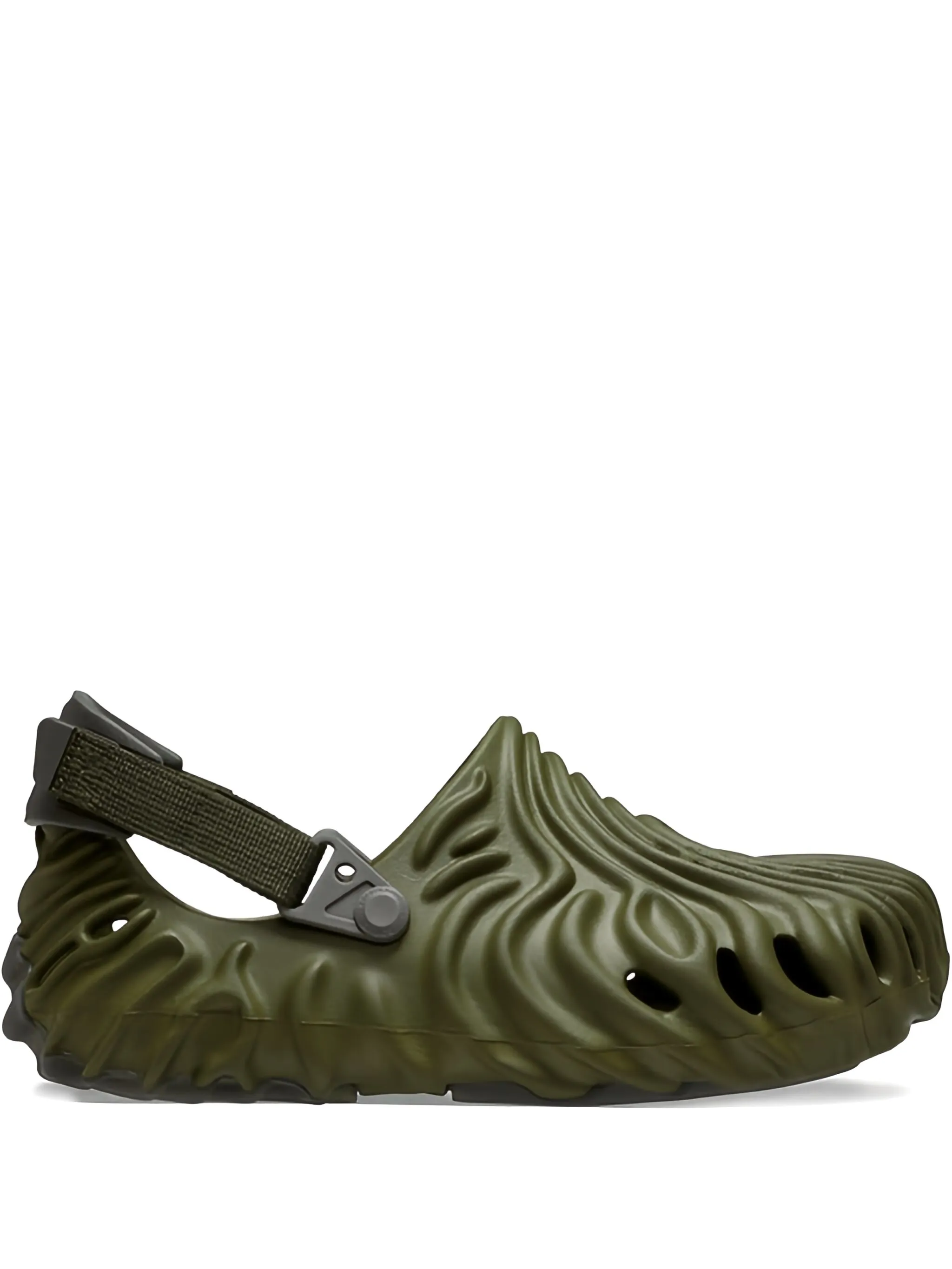 Волнообразный дизайн сабо pollex Crocs, зеленый
Волнообразный дизайн сабо pollex Crocs, зеленый