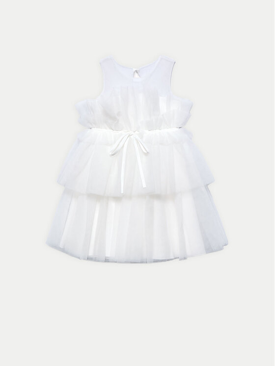 Элегантное платье обычного кроя 5036 Abel & Lula, белый 
Элегантное платье обычного кроя 5036 Abel & Lula, белый