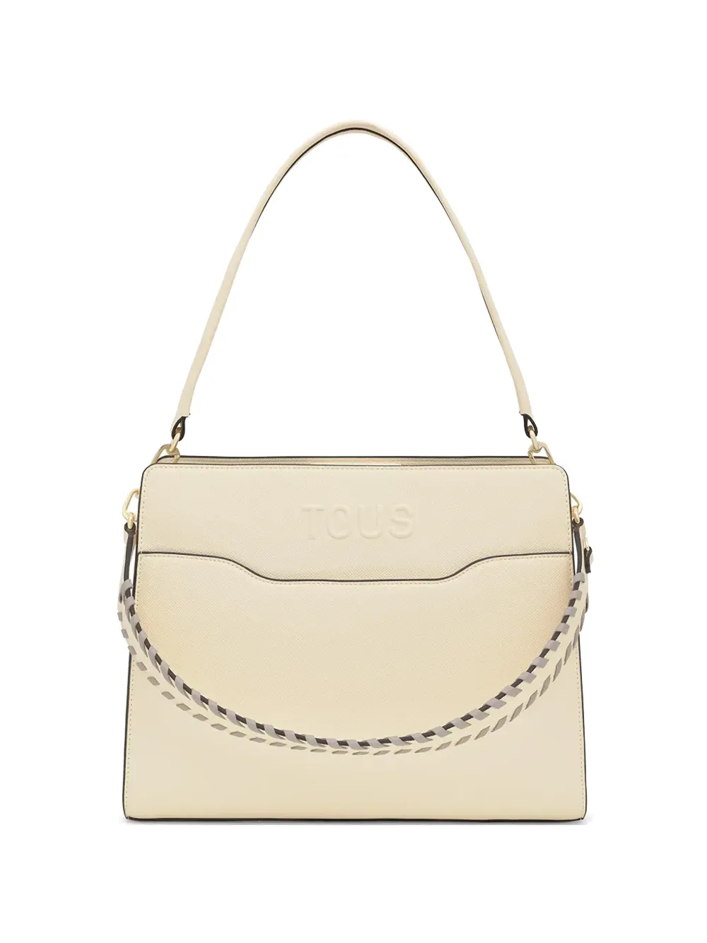 Сумка-тоут с тисненым логотипом Tous, бежевый
Сумка-тоут с тисненым логотипом Tous, бежевый