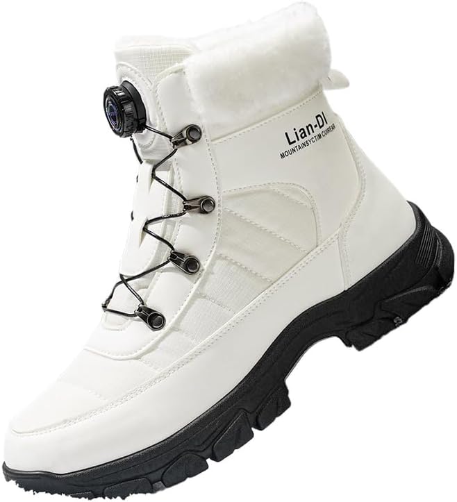 Мужские зимние ботинки с флисовой подкладкой, утепленные хлопковые ботинки, теплые высокие зимние ботинки для снега, повседневная и уличная зимняя обувь для мужчин Qacksv, белый
Мужские зимние ботинки с флисовой подкладкой, утепленные хлопковые ботинки, теплые высокие зимние ботинки для снега, повседневная и уличная зимняя обувь для мужчин Qacksv, белый