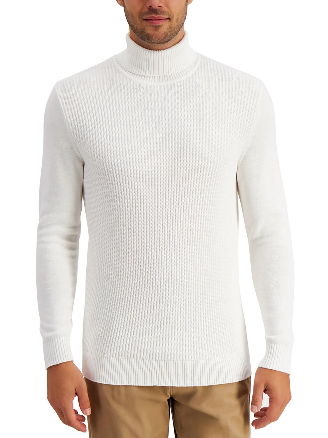 Мужской текстурированный хлопковый свитер с высоким воротником Club Room, цвет Winter Ivory
Мужской текстурированный хлопковый свитер с высоким воротником Club Room, цвет Winter Ivory