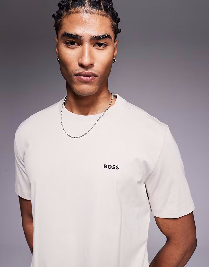 Футболка с логотипом BOSS Green бежевого цвета
Футболка с логотипом BOSS Green бежевого цвета