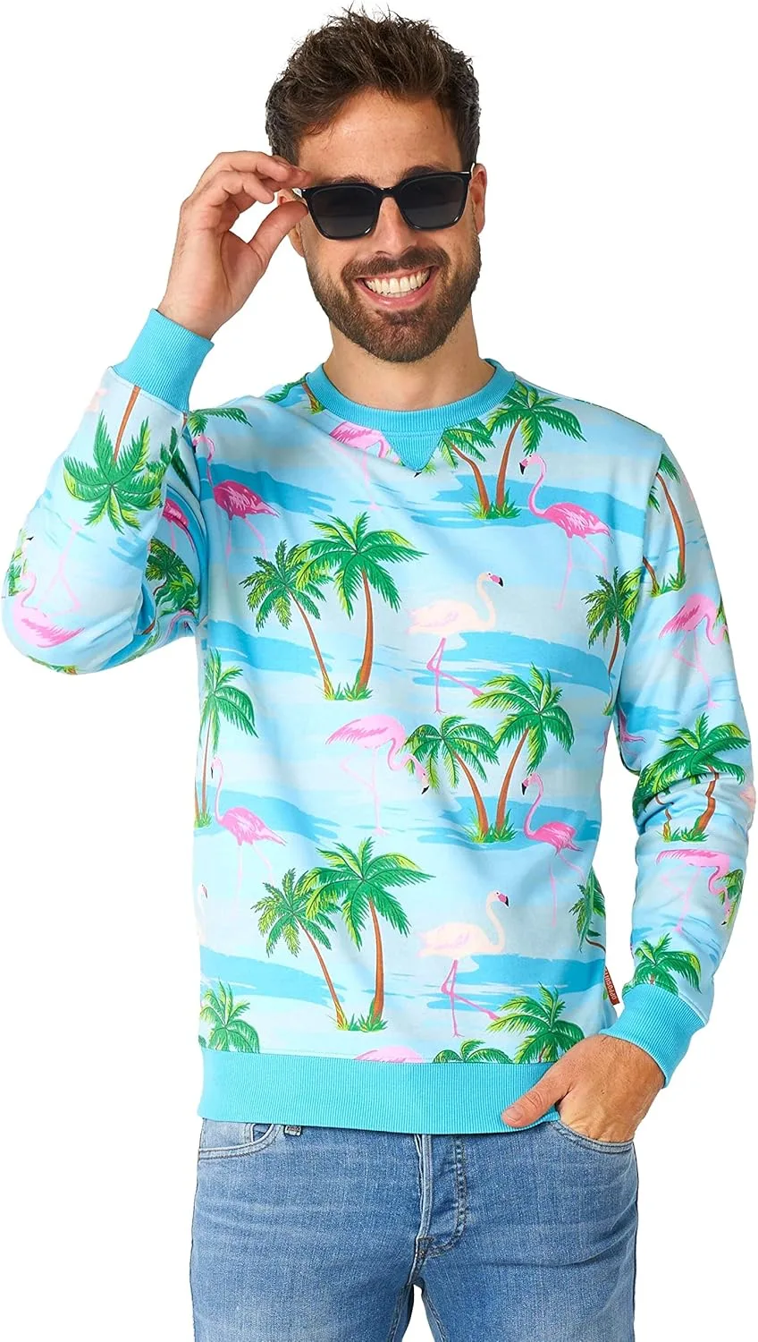Свитер Opposuits для мужчин — для вечеринок, с длинными рукавами и круглым вырезом
Свитер Opposuits для мужчин — для вечеринок, с длинными рукавами и круглым вырезом