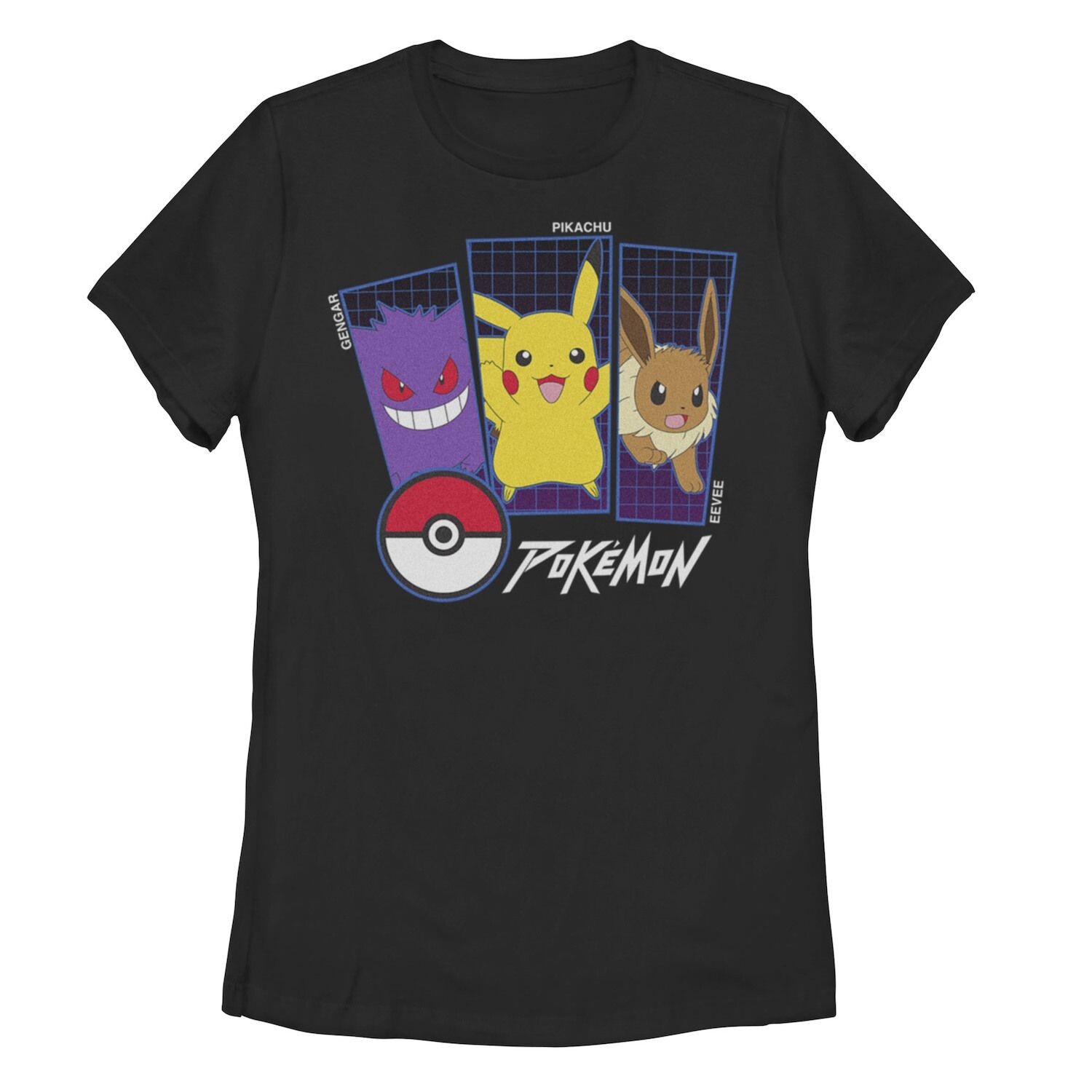 Детская футболка с графическими вставками Pokemon Gengar, Pikachu и Eevee Pokemon
Детская футболка с графическими вставками Pokemon Gengar, Pikachu и Eevee Pokemon